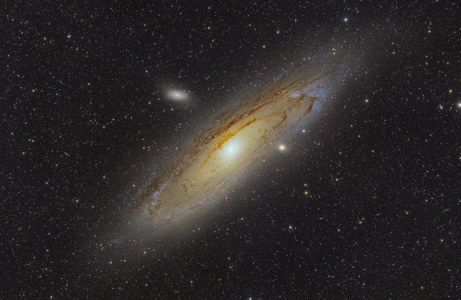 Галактика Андромеда телескоп Хаббл 2015